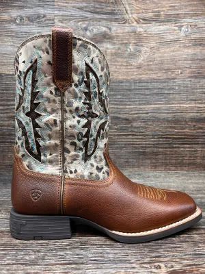10040258 Kid's Koel VentTEK Square Toe Western Boot by Ariat