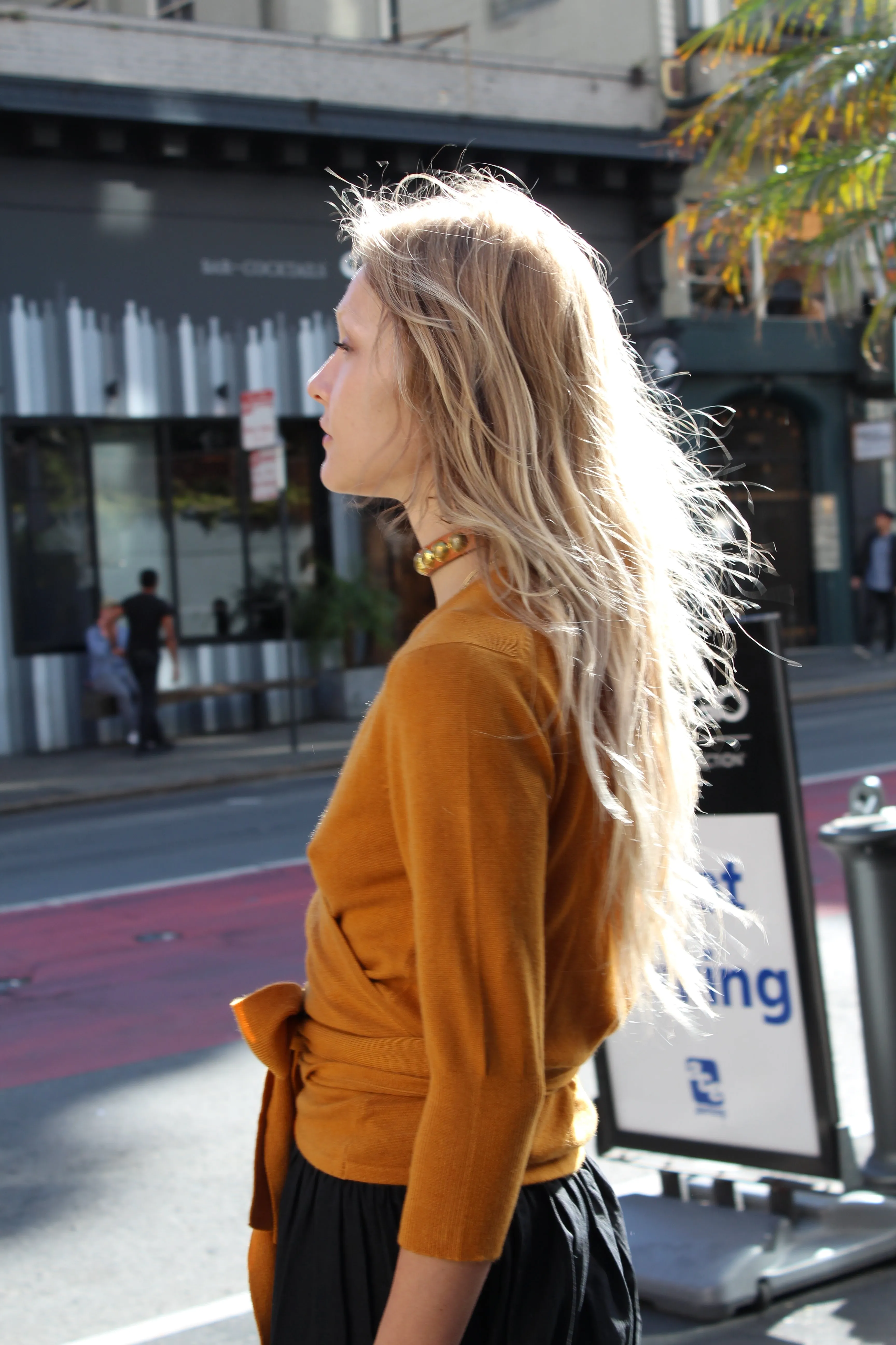 Beklina Cashmere Ballet Wrap Sweater Fools Gold