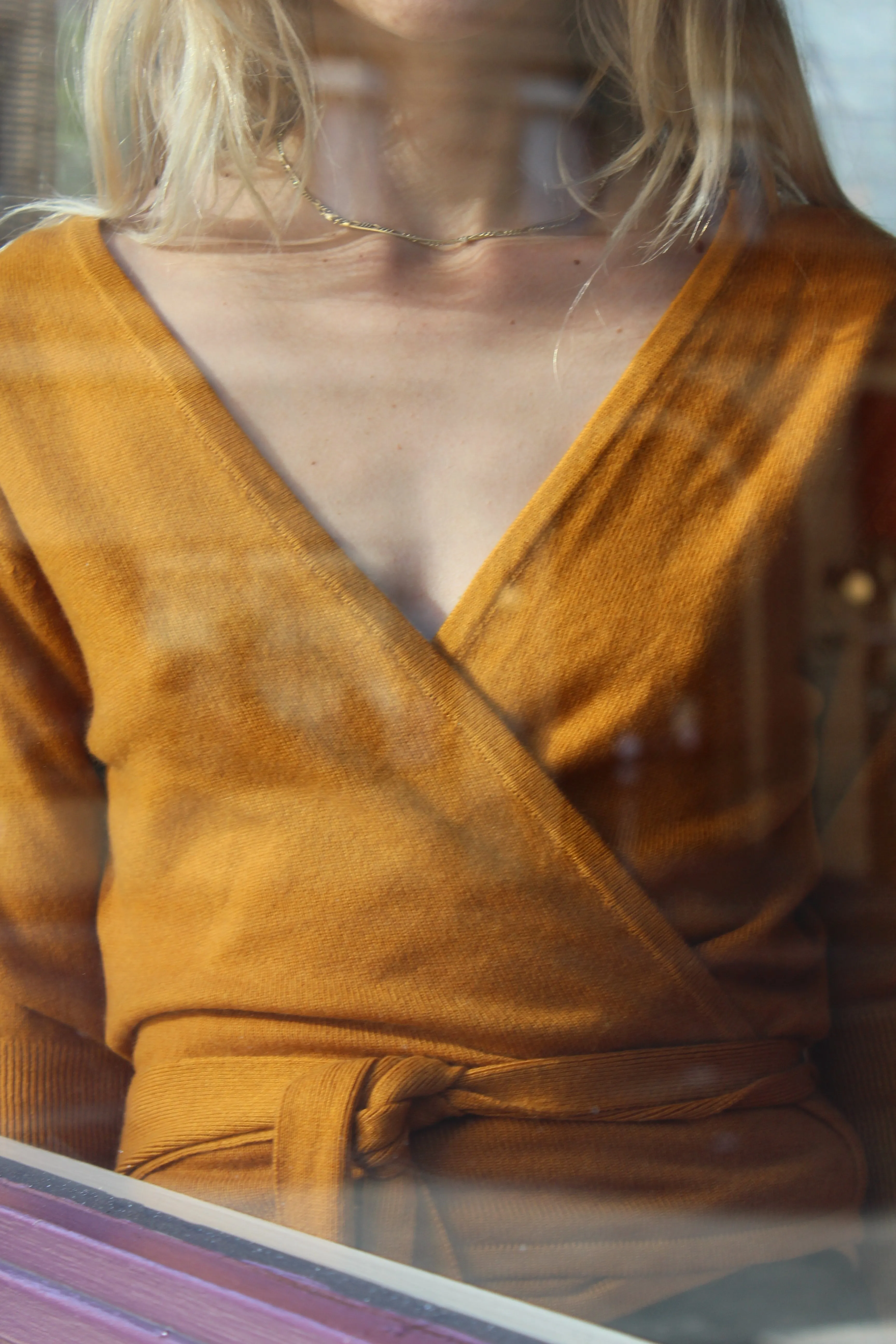 Beklina Cashmere Ballet Wrap Sweater Fools Gold