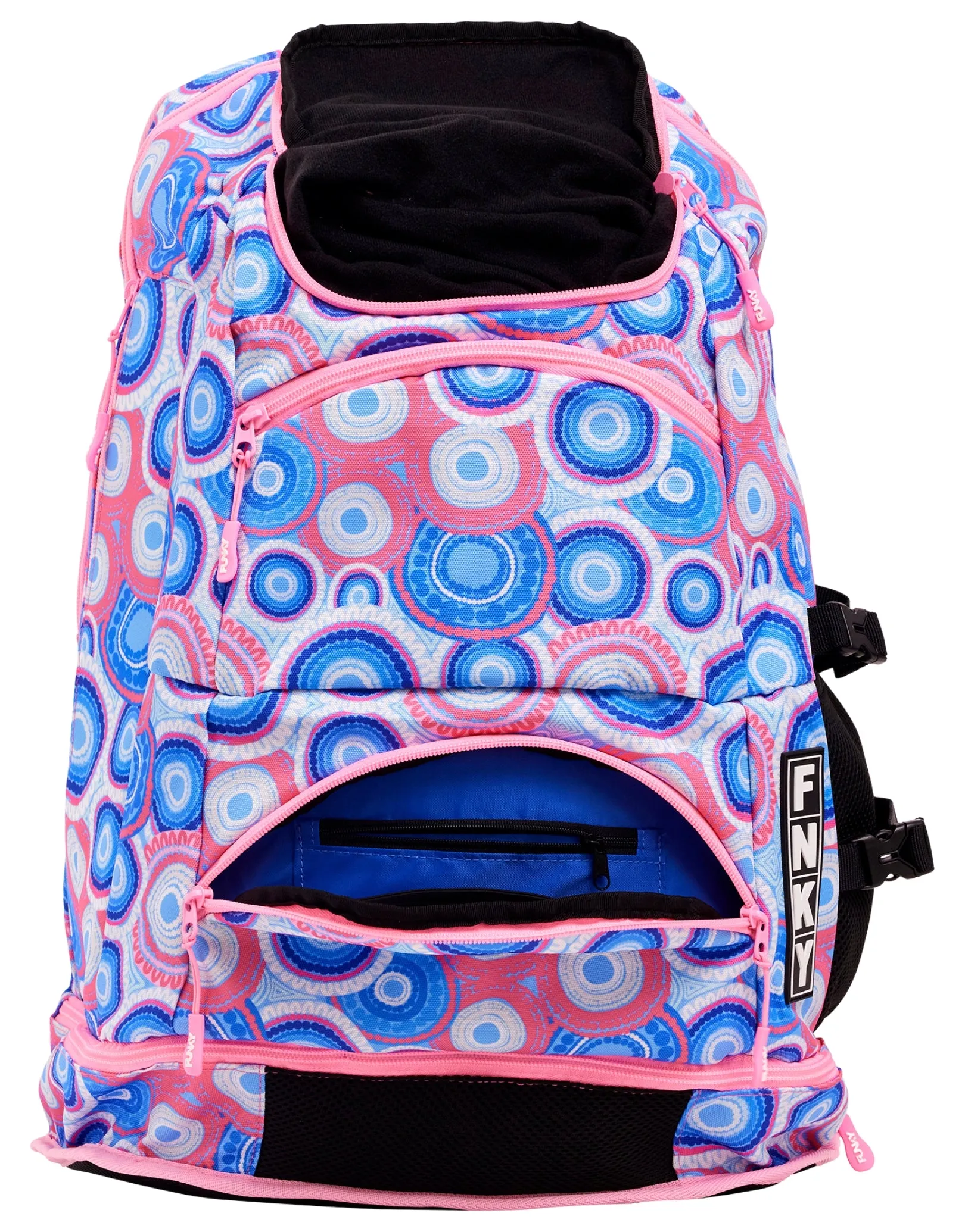 Bundjalung Blue Elite Squad 36L Backpack - Pink/Blue