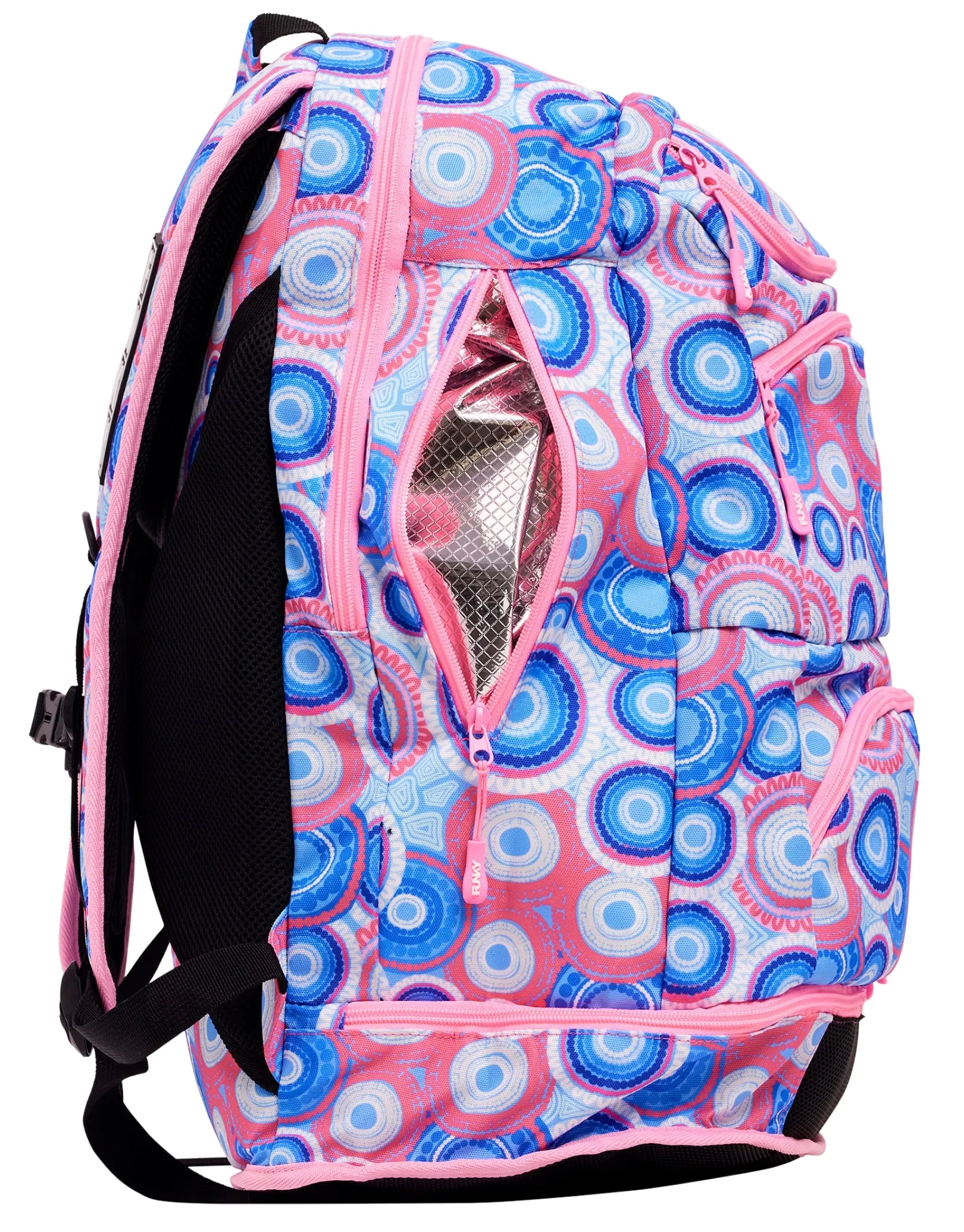 Bundjalung Blue Elite Squad 36L Backpack - Pink/Blue