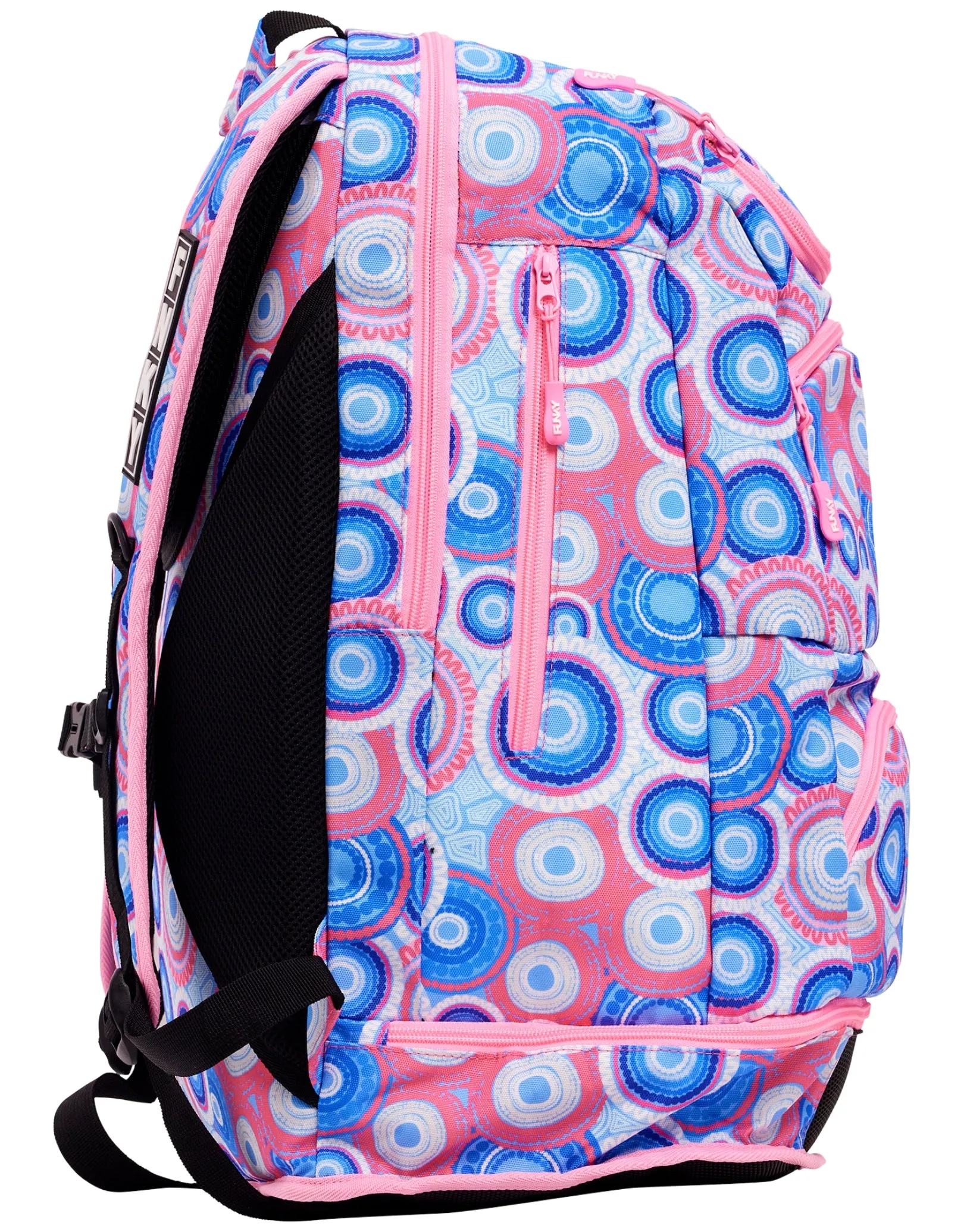 Bundjalung Blue Elite Squad 36L Backpack - Pink/Blue