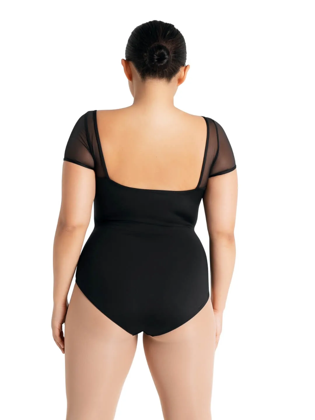 Capezio Mesh Yoke SS Leotard