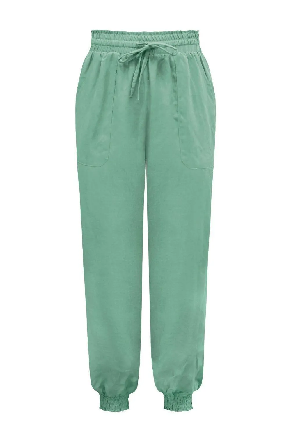 Comfy Free Tied Long Joggers with Pockets