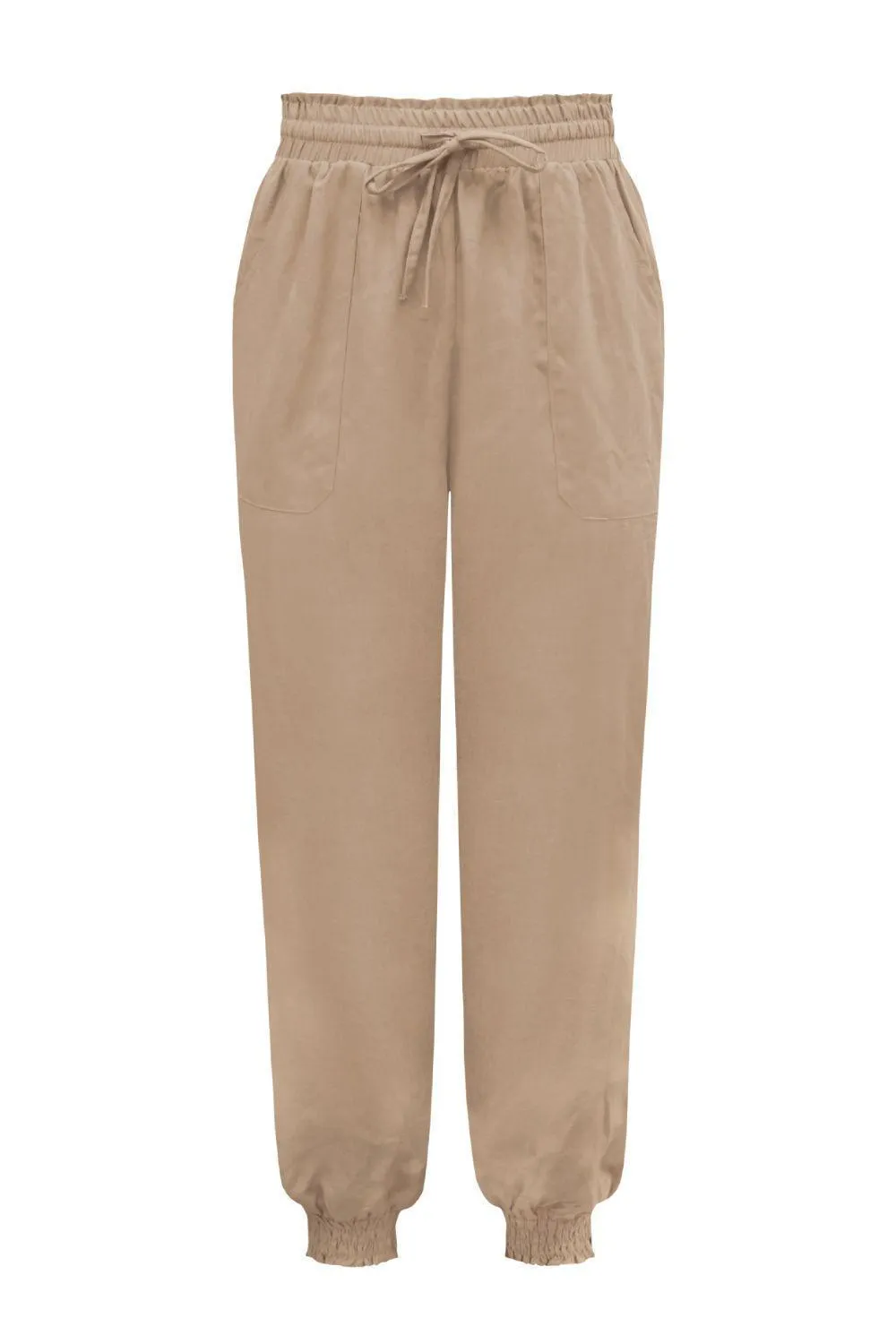 Comfy Free Tied Long Joggers with Pockets