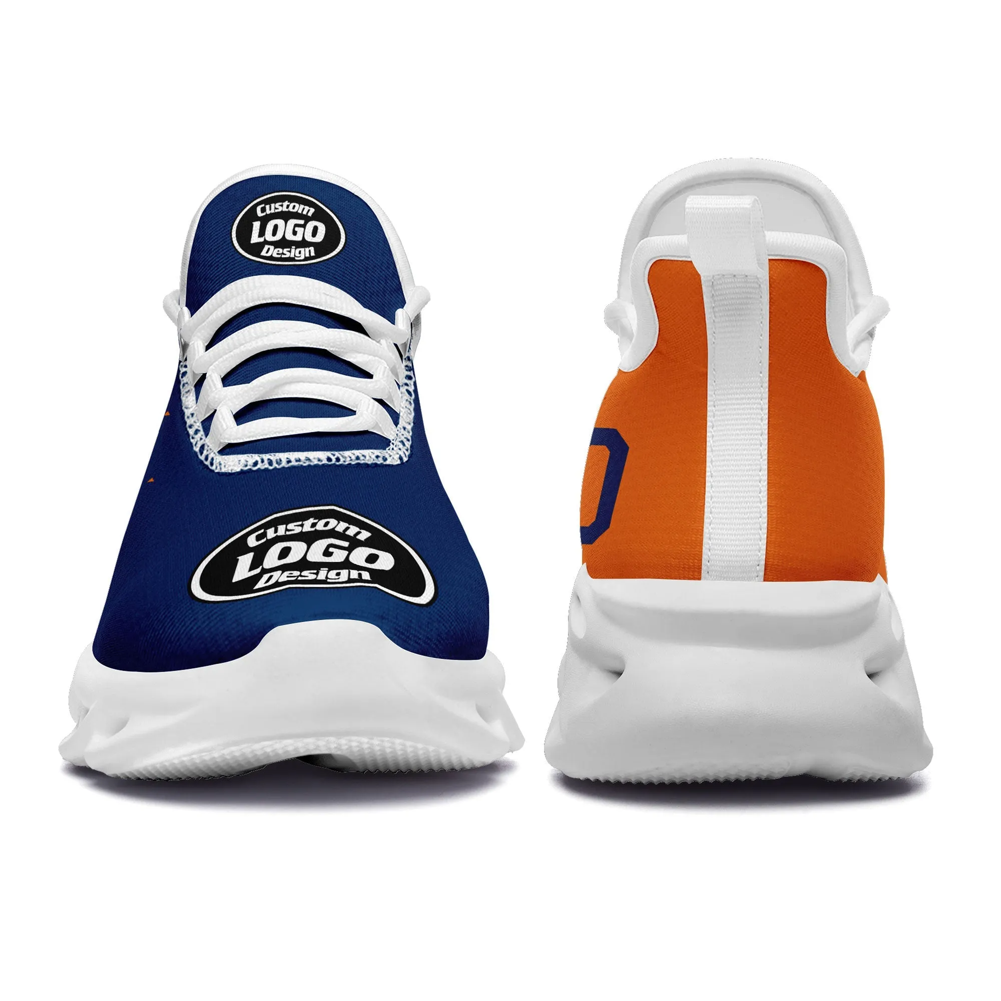 Corporate Gifts,Custom Blue Orange Jersey MaxSoul Shoes and Hat Combo Offer Personalized ZH-D0b0090-c