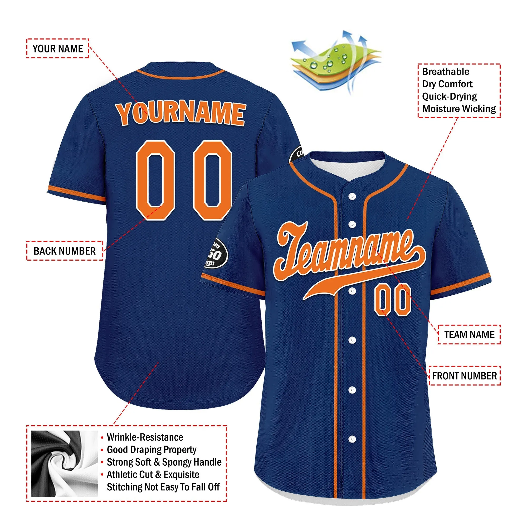 Corporate Gifts,Custom Blue Orange Jersey MaxSoul Shoes and Hat Combo Offer Personalized ZH-D0b0090-c