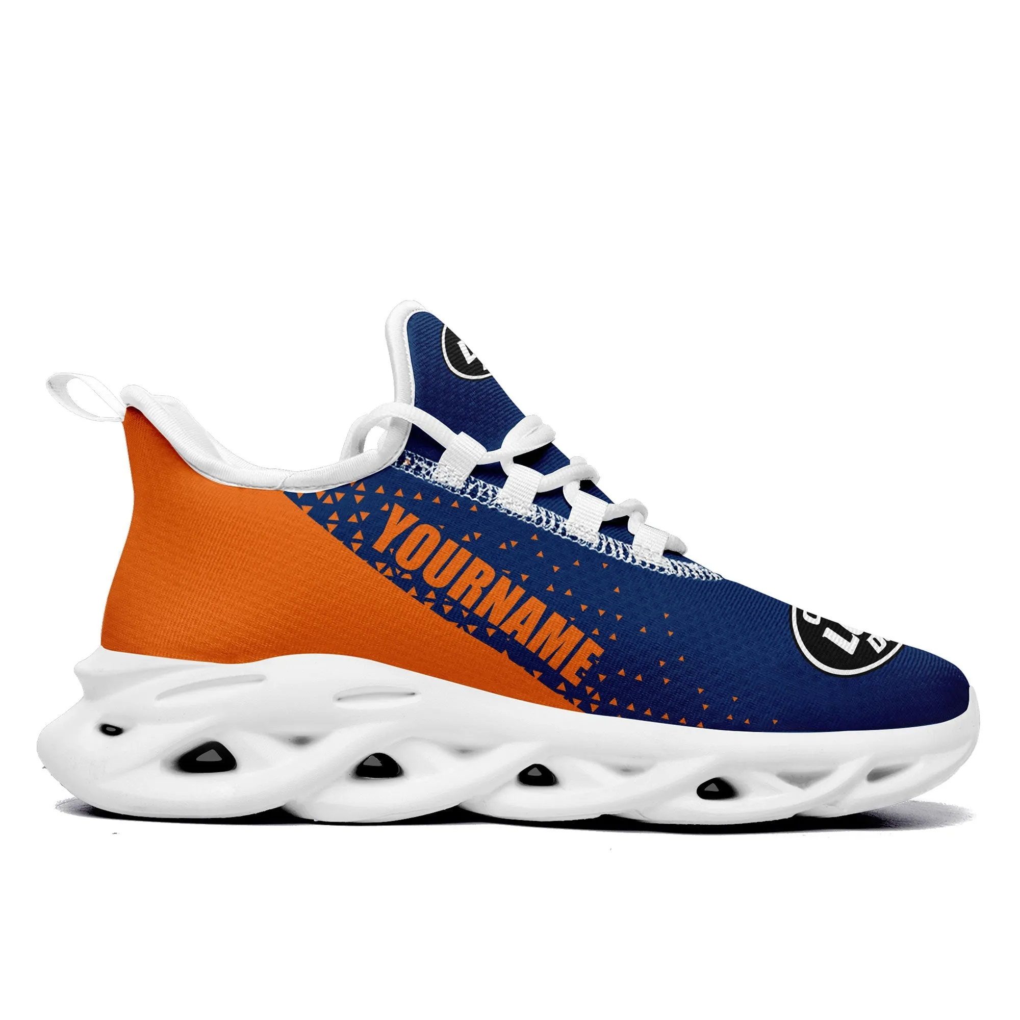 Corporate Gifts,Custom Blue Orange Jersey MaxSoul Shoes and Hat Combo Offer Personalized ZH-D0b0090-c