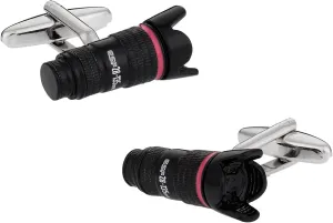 Cuff-Daddy Camera Lens Photographer Cufflinks 35mm with Presentation Box
