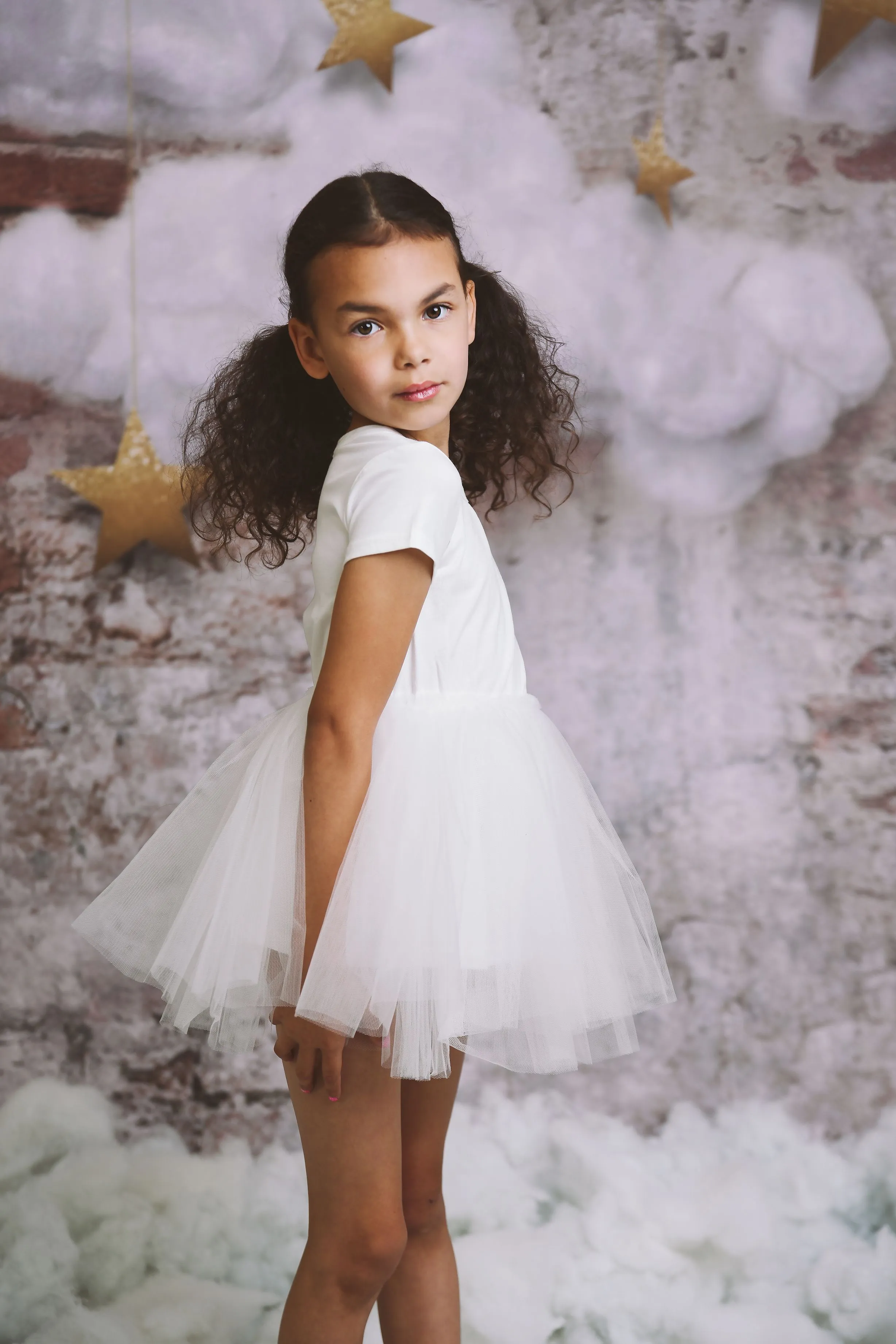DOLLY® TUTULLY T-SHIRT TUTU DRESS white