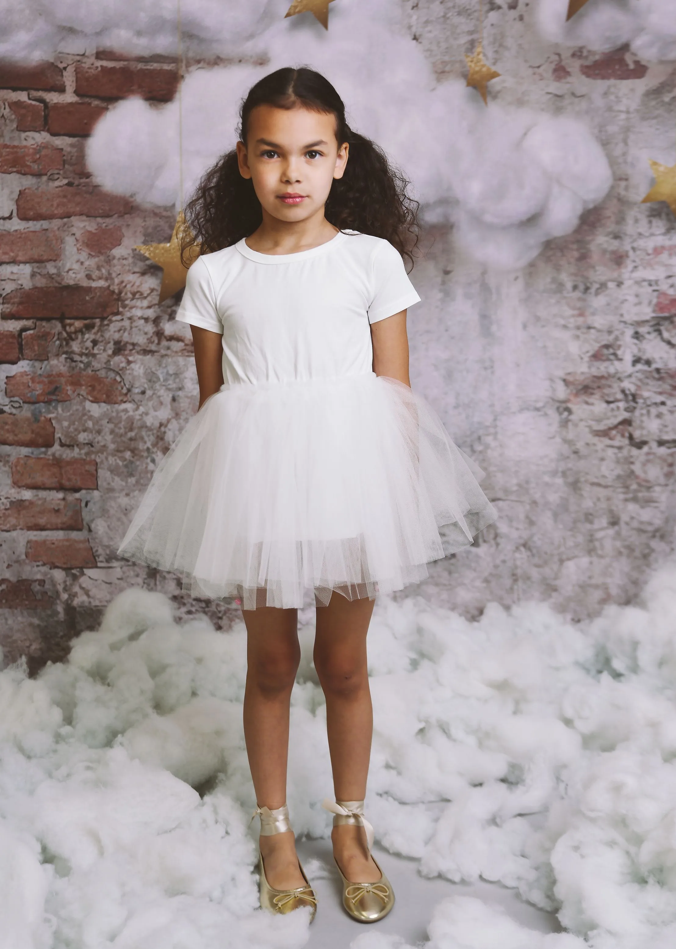 DOLLY® TUTULLY T-SHIRT TUTU DRESS white