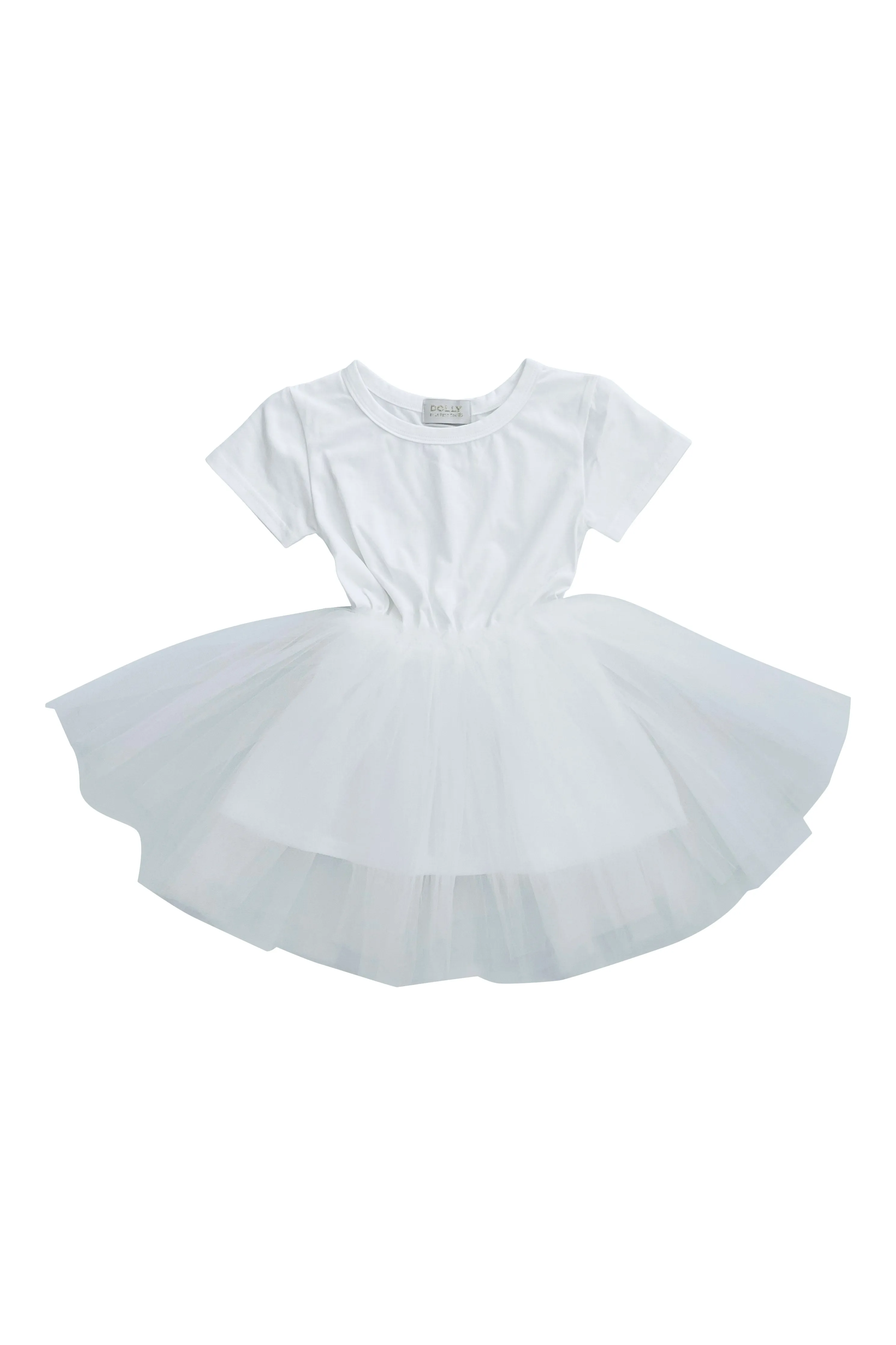 DOLLY® TUTULLY T-SHIRT TUTU DRESS white