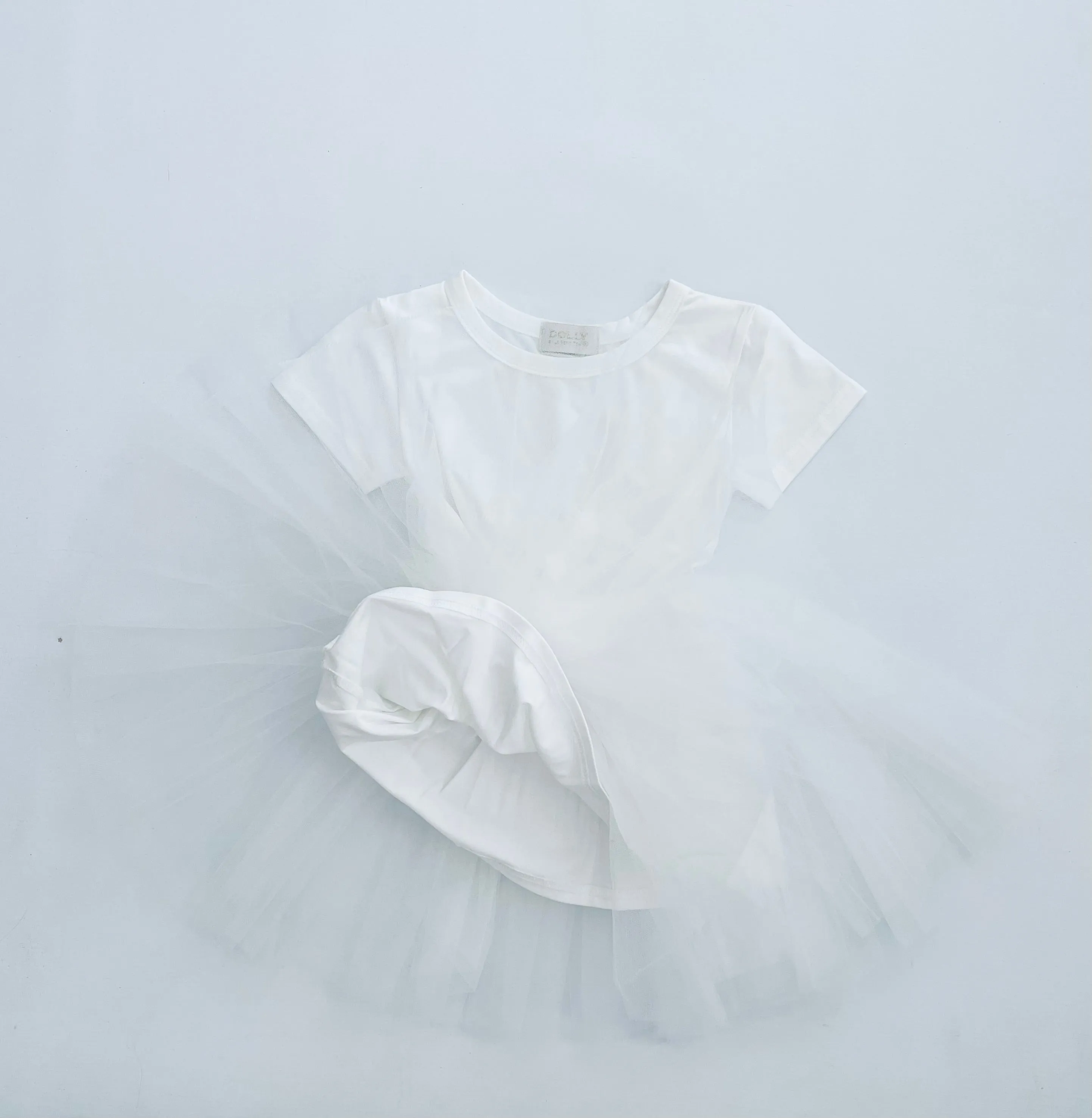 DOLLY® TUTULLY T-SHIRT TUTU DRESS white