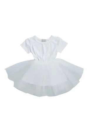 DOLLY® TUTULLY T-SHIRT TUTU DRESS white
