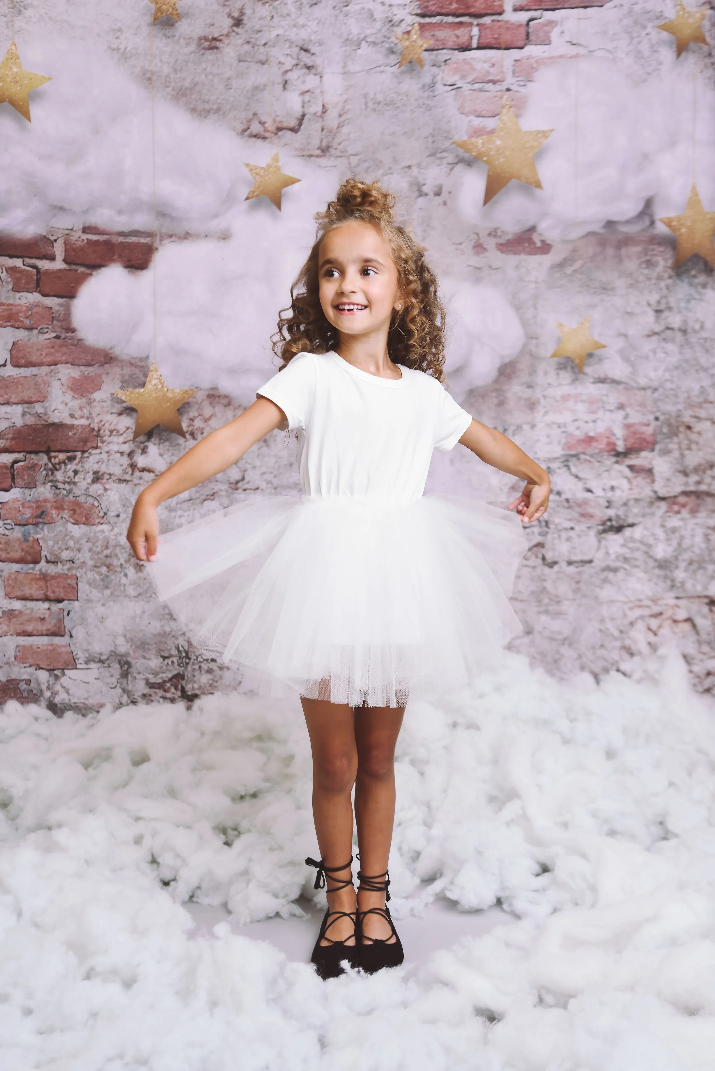 DOLLY® TUTULLY T-SHIRT TUTU DRESS white