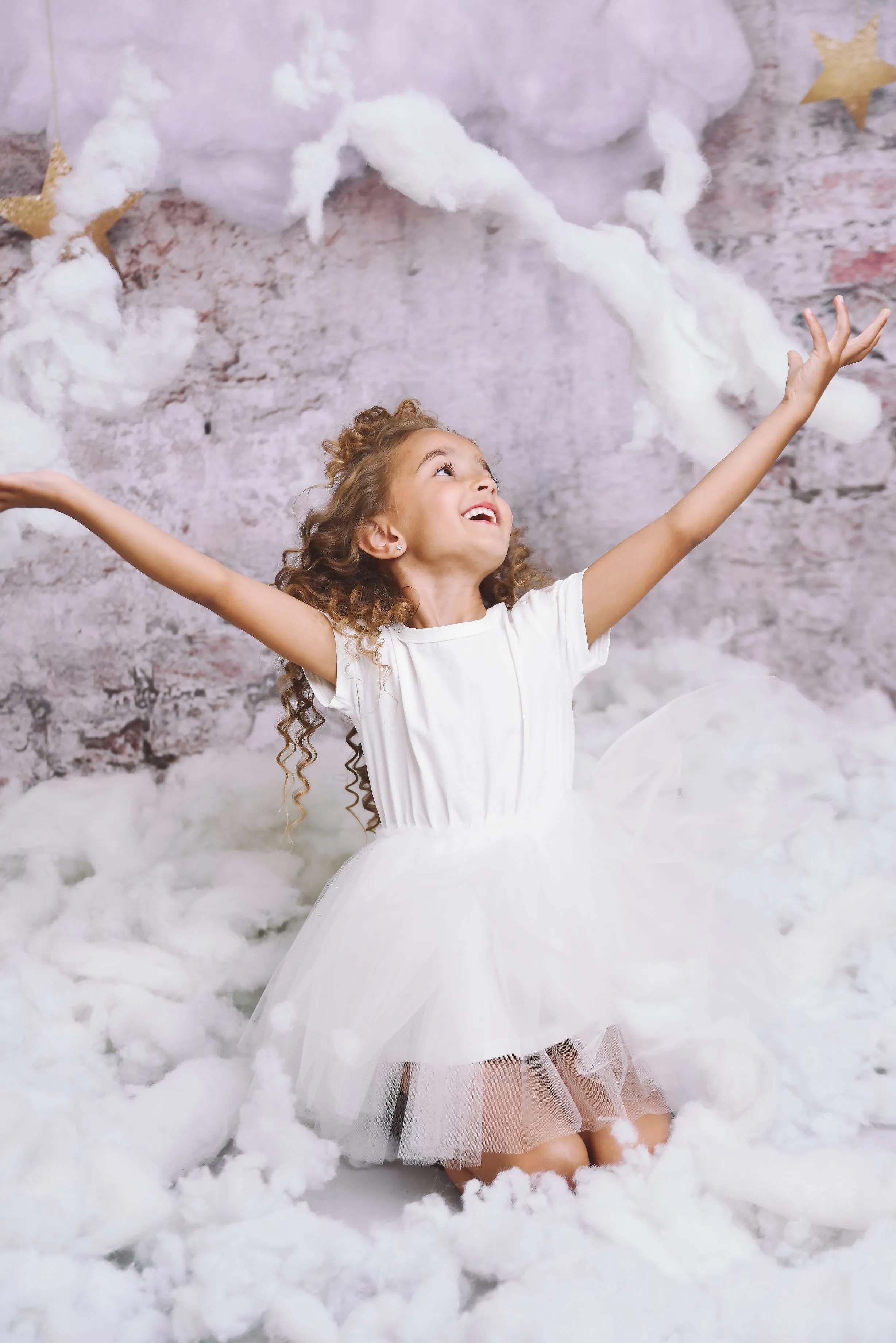 DOLLY® TUTULLY T-SHIRT TUTU DRESS white