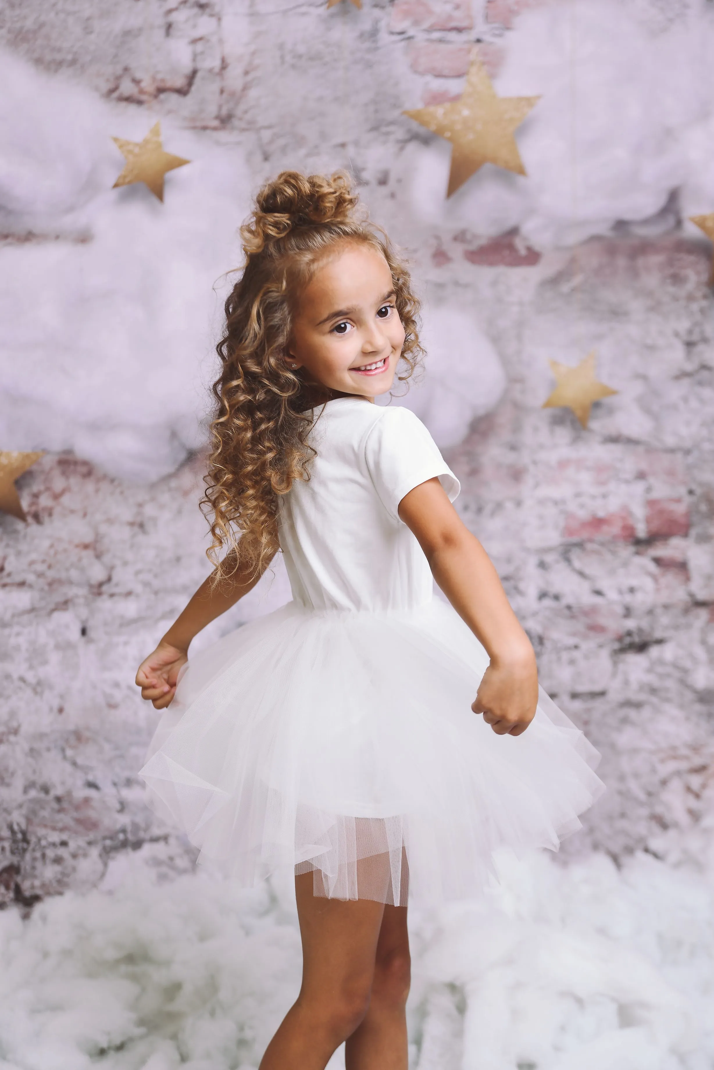 DOLLY® TUTULLY T-SHIRT TUTU DRESS white