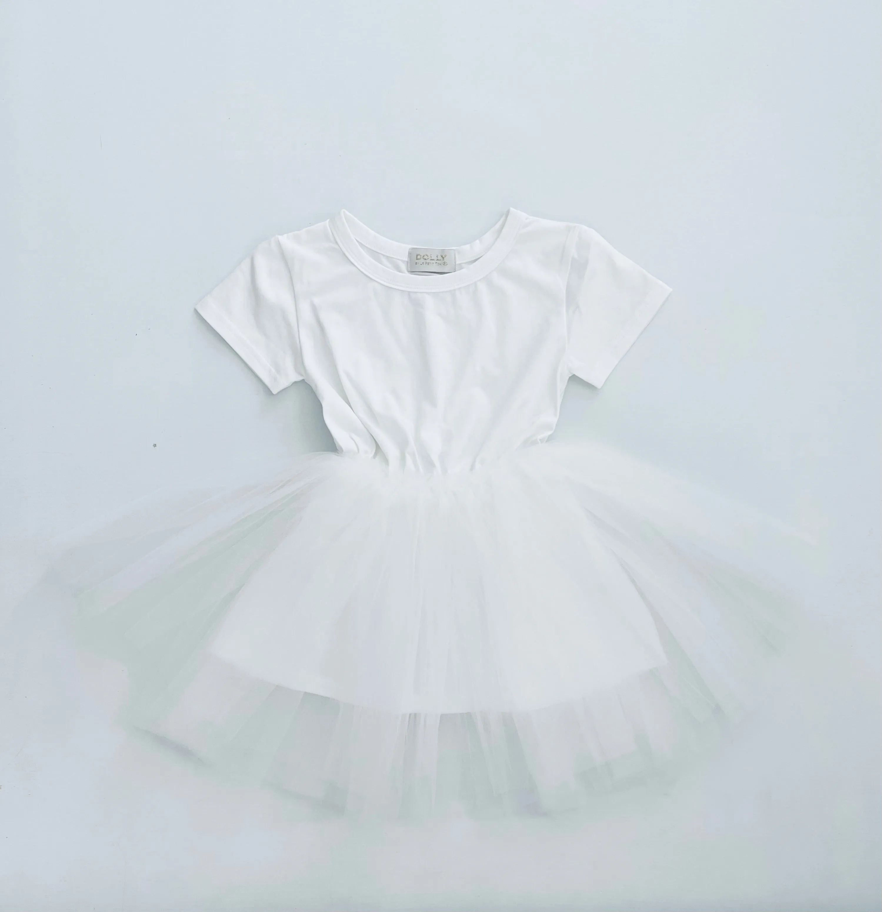DOLLY® TUTULLY T-SHIRT TUTU DRESS white