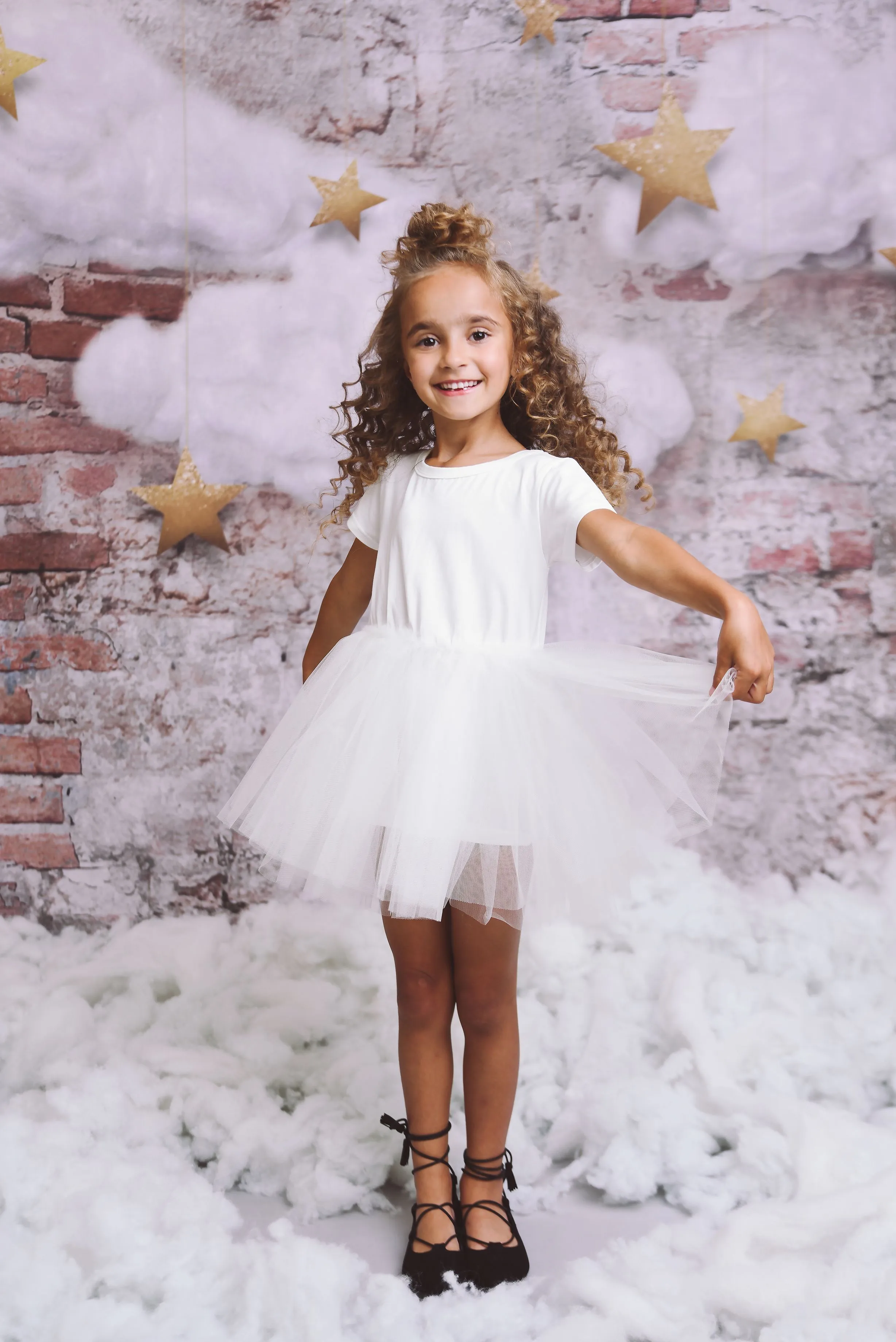 DOLLY® TUTULLY T-SHIRT TUTU DRESS white