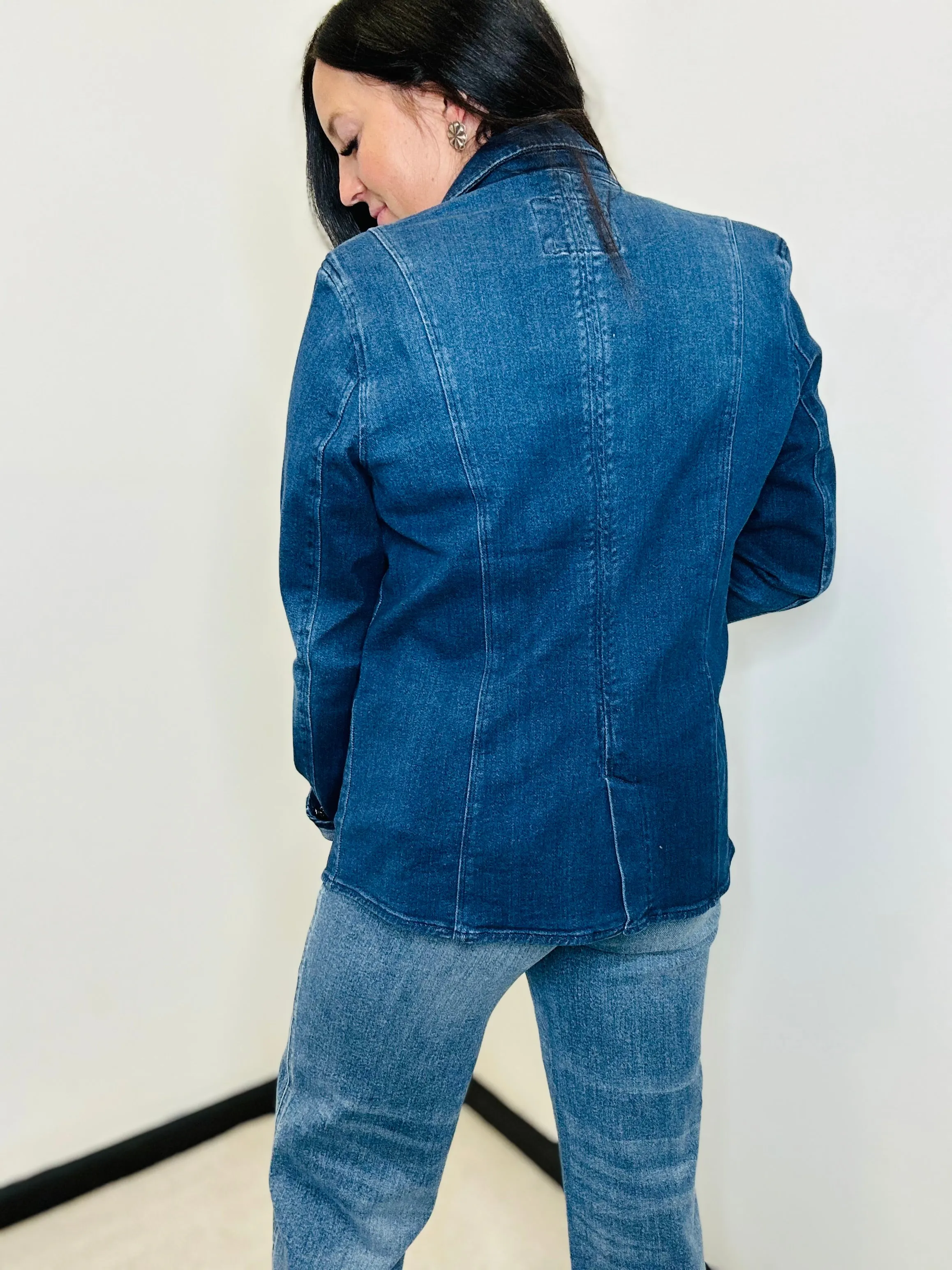 Donna Denim Blazer