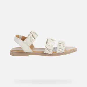 GEOX Women D Naileen A Nappa Cream