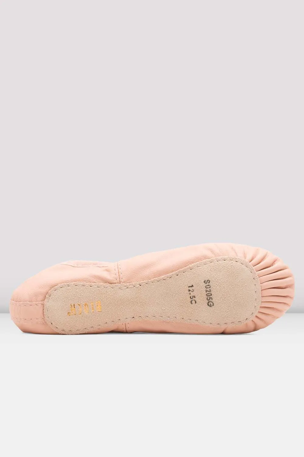 Girls Dansoft Leather Ballet Shoes