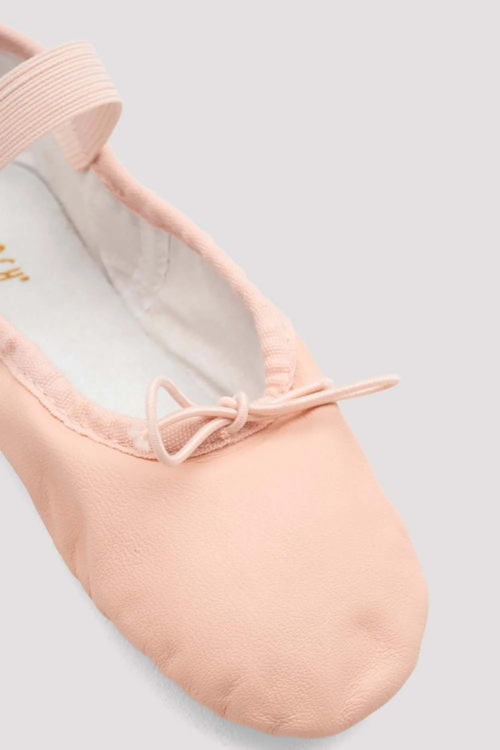 Girls Dansoft Leather Ballet Shoes