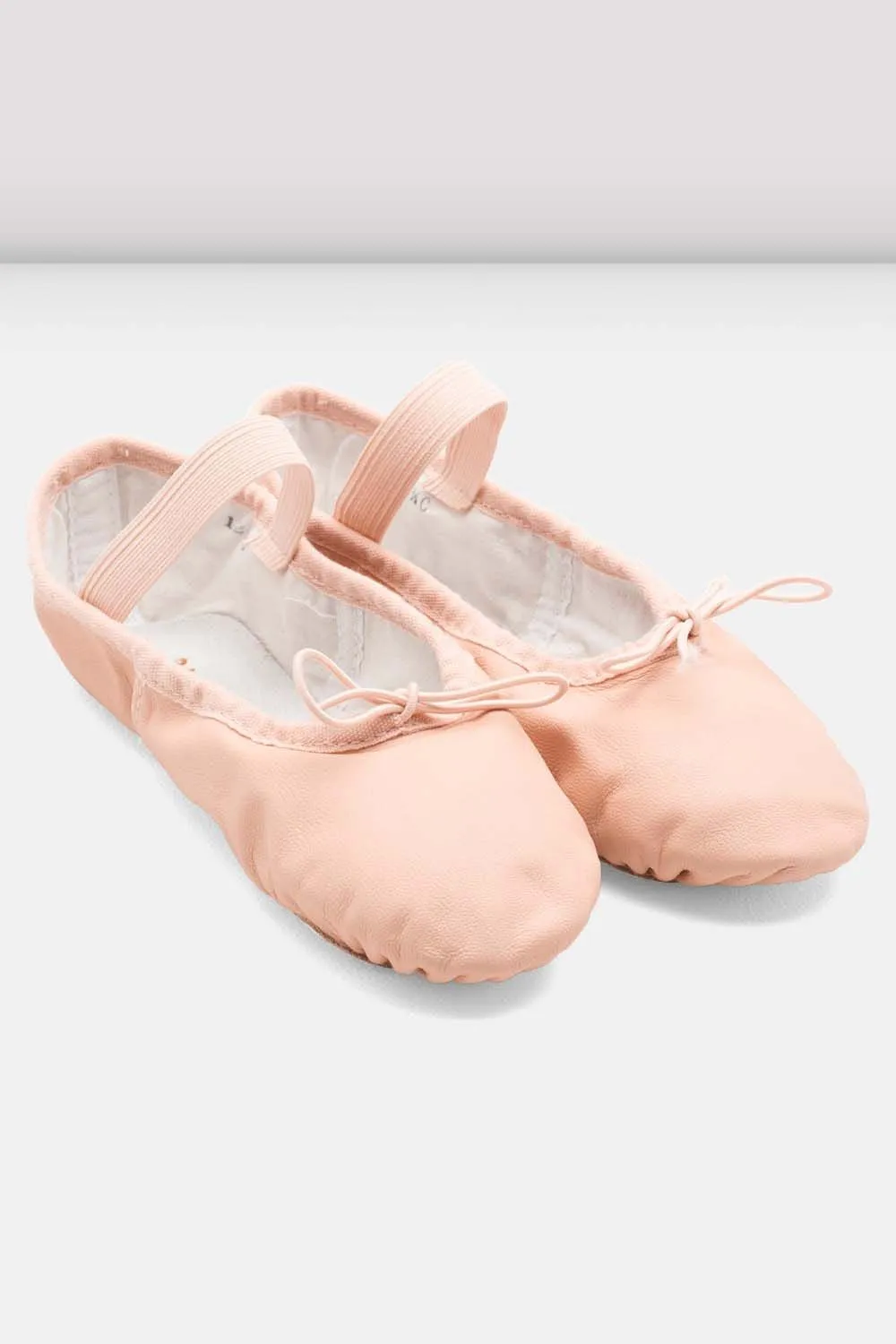 Girls Dansoft Leather Ballet Shoes