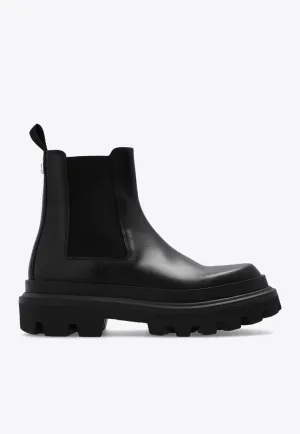 High Trekking Brushed Leather Chelsea Boots