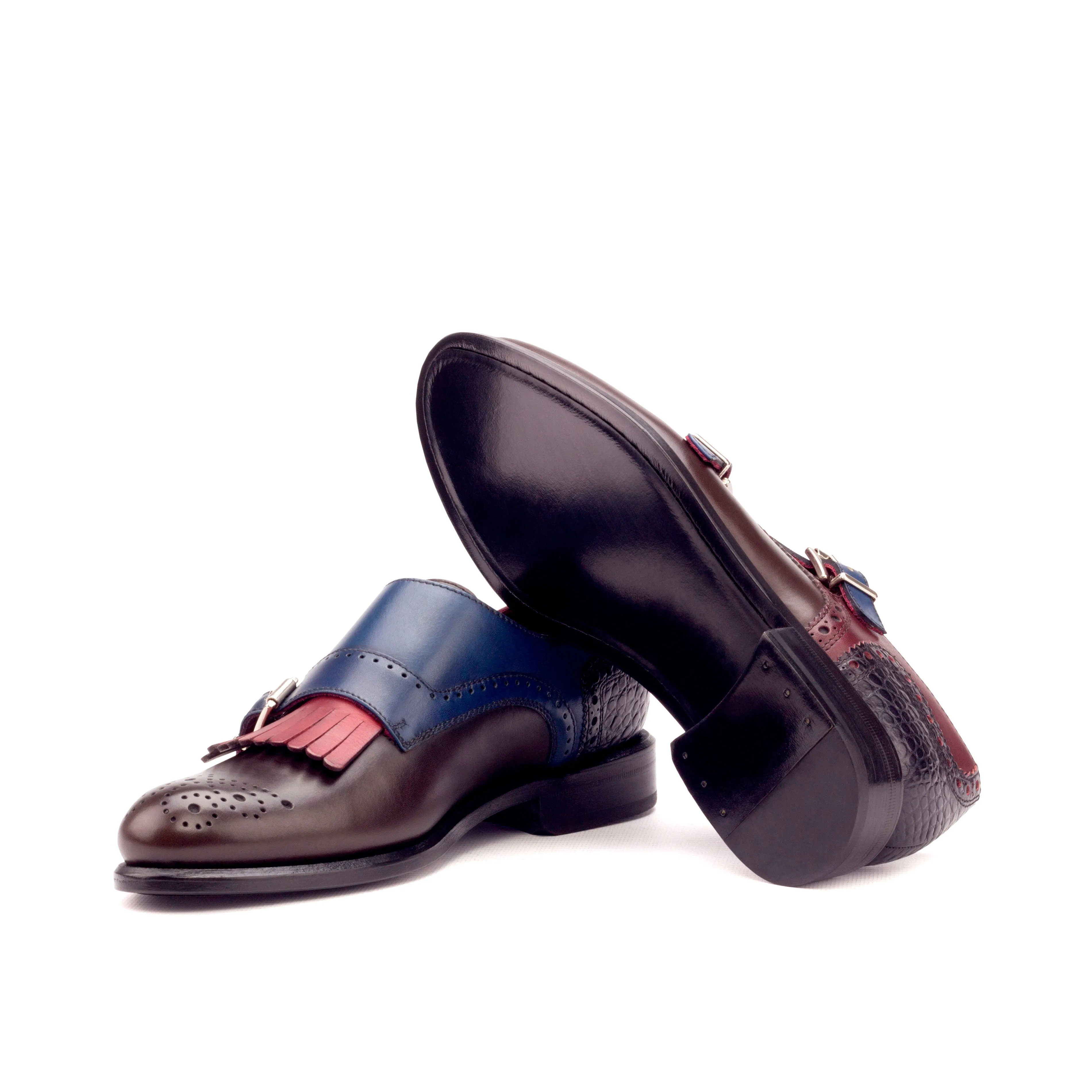 Kiltie Monk Strap Woman 006
