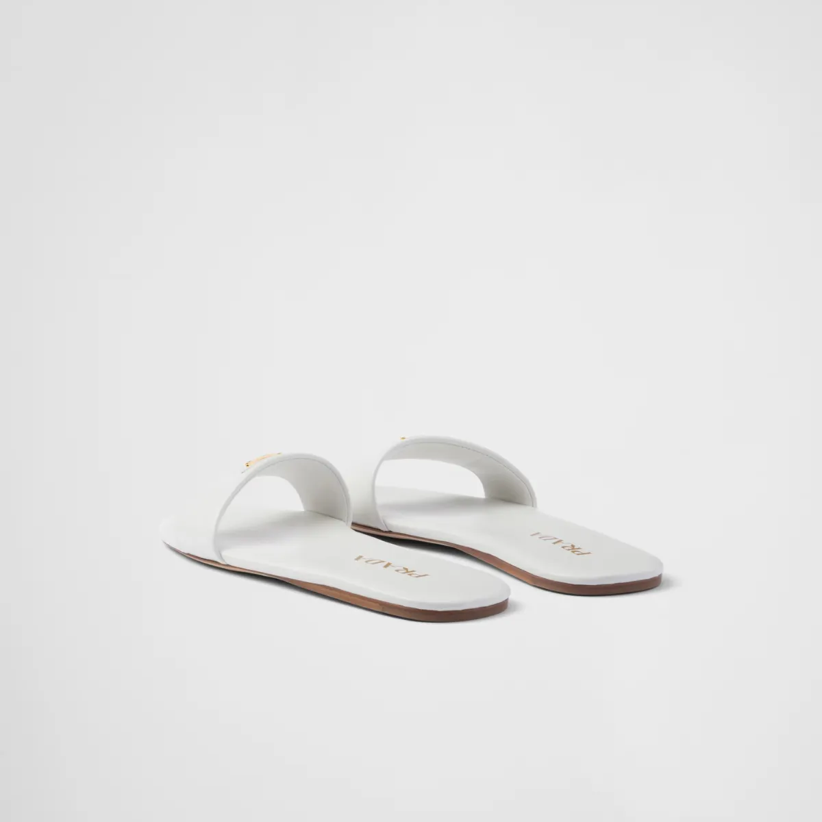 Leather slides