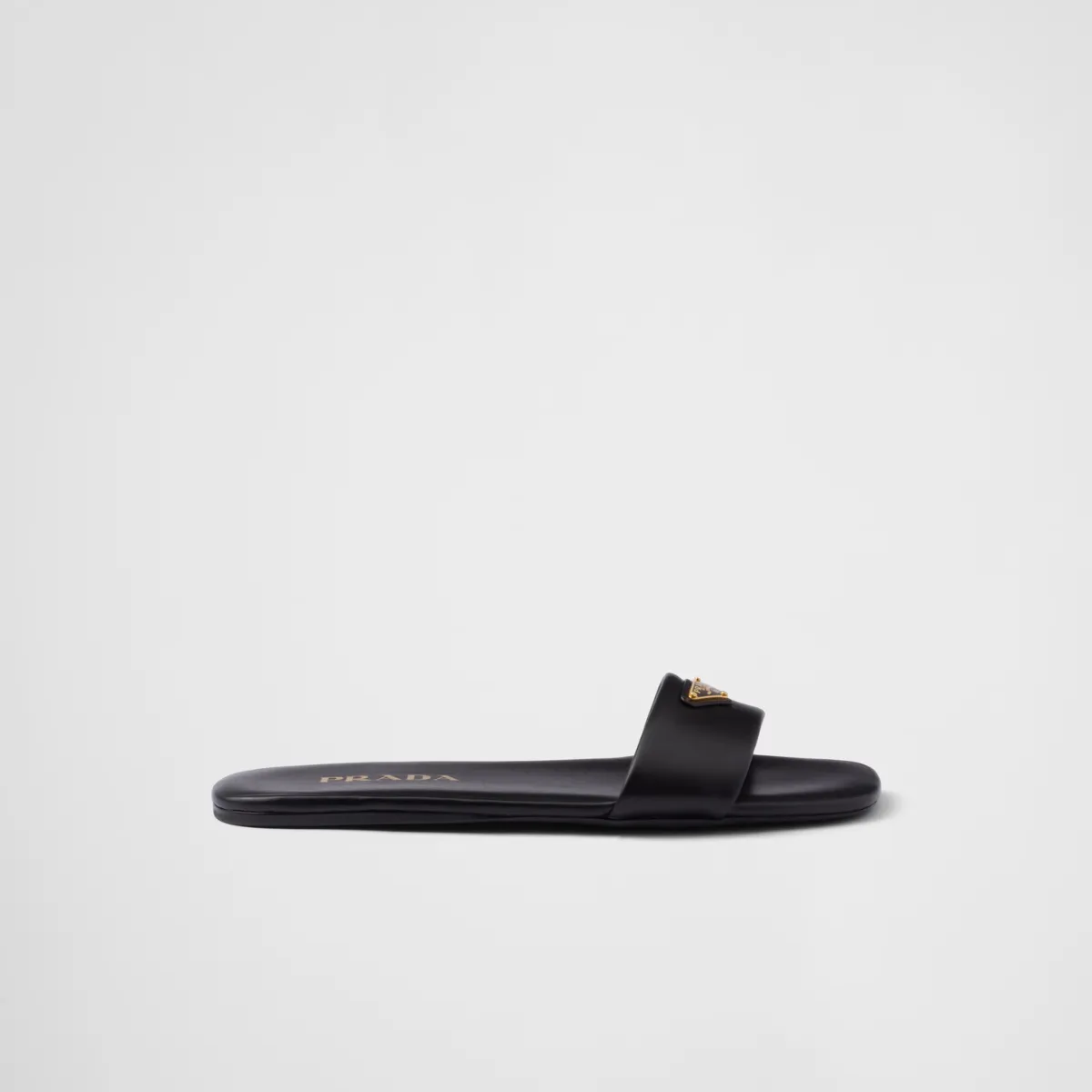 Leather slides