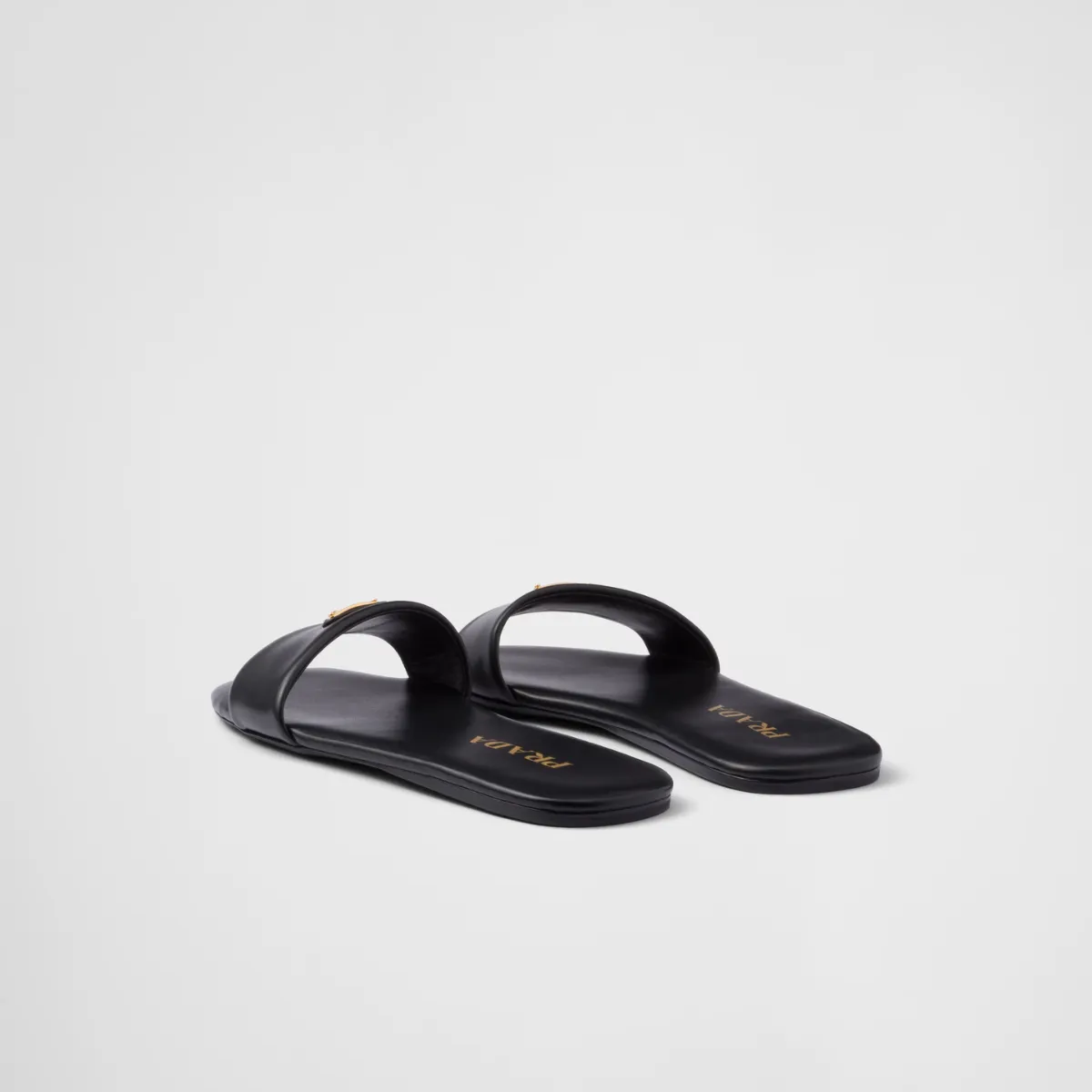 Leather slides