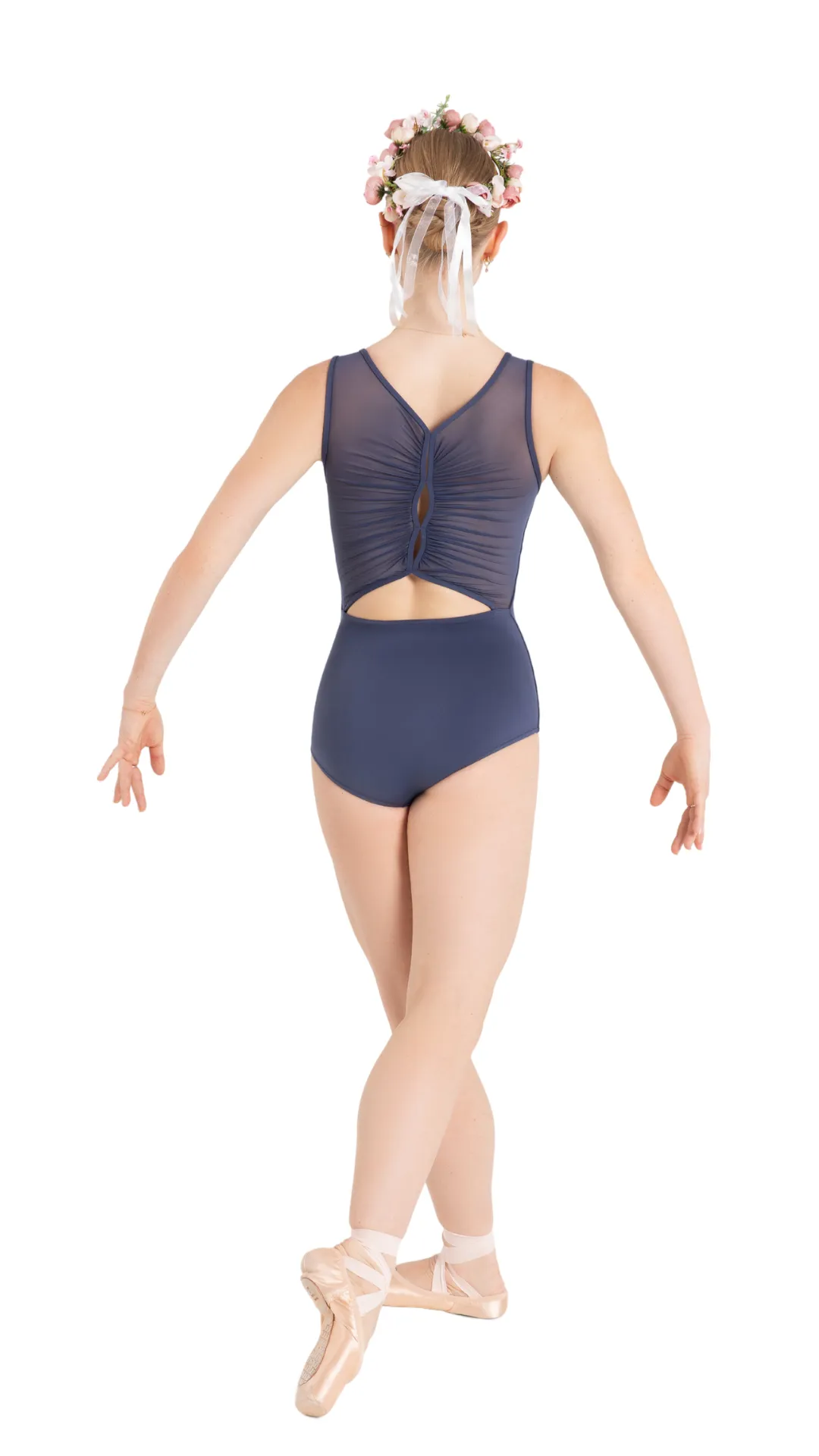 Marigold Mesh Back Leotard 12088W