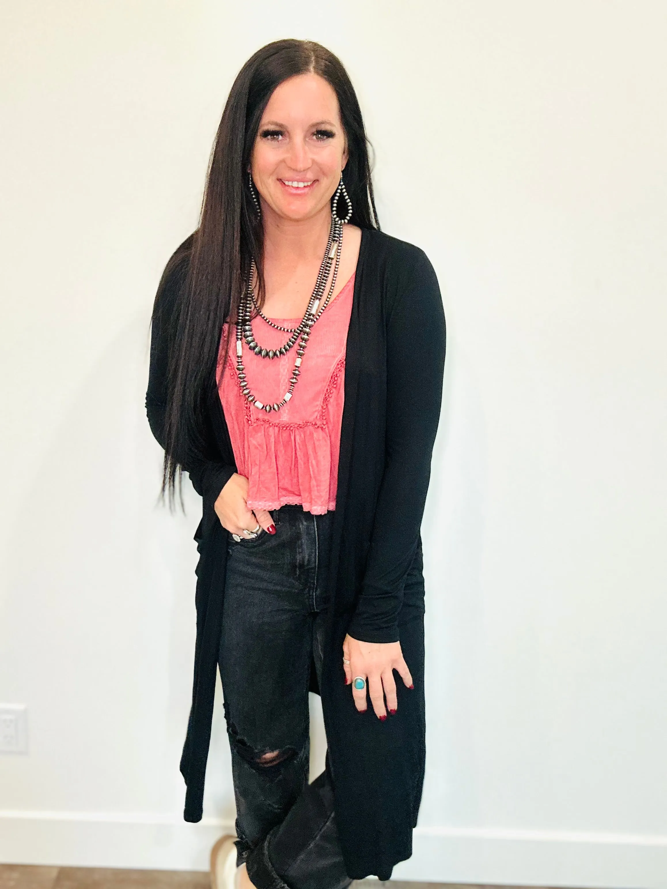 Mary Beth Cropped Lace Tank
