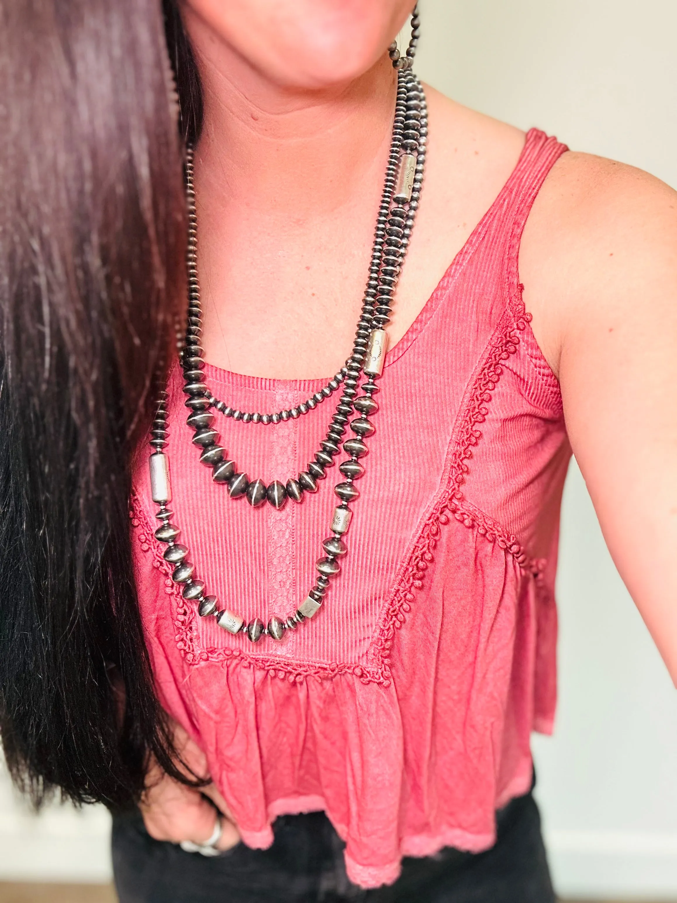 Mary Beth Cropped Lace Tank
