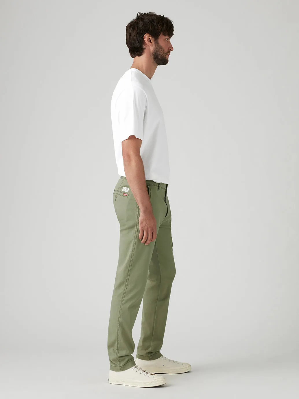 Men's Green Regular Fit Chinos