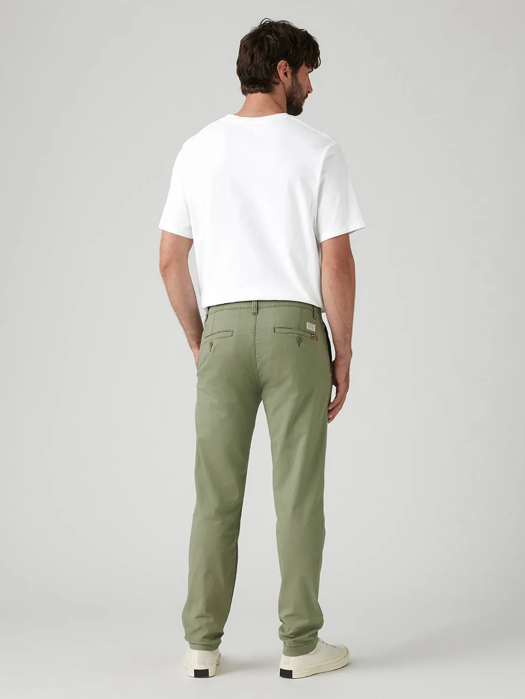 Men's Green Regular Fit Chinos