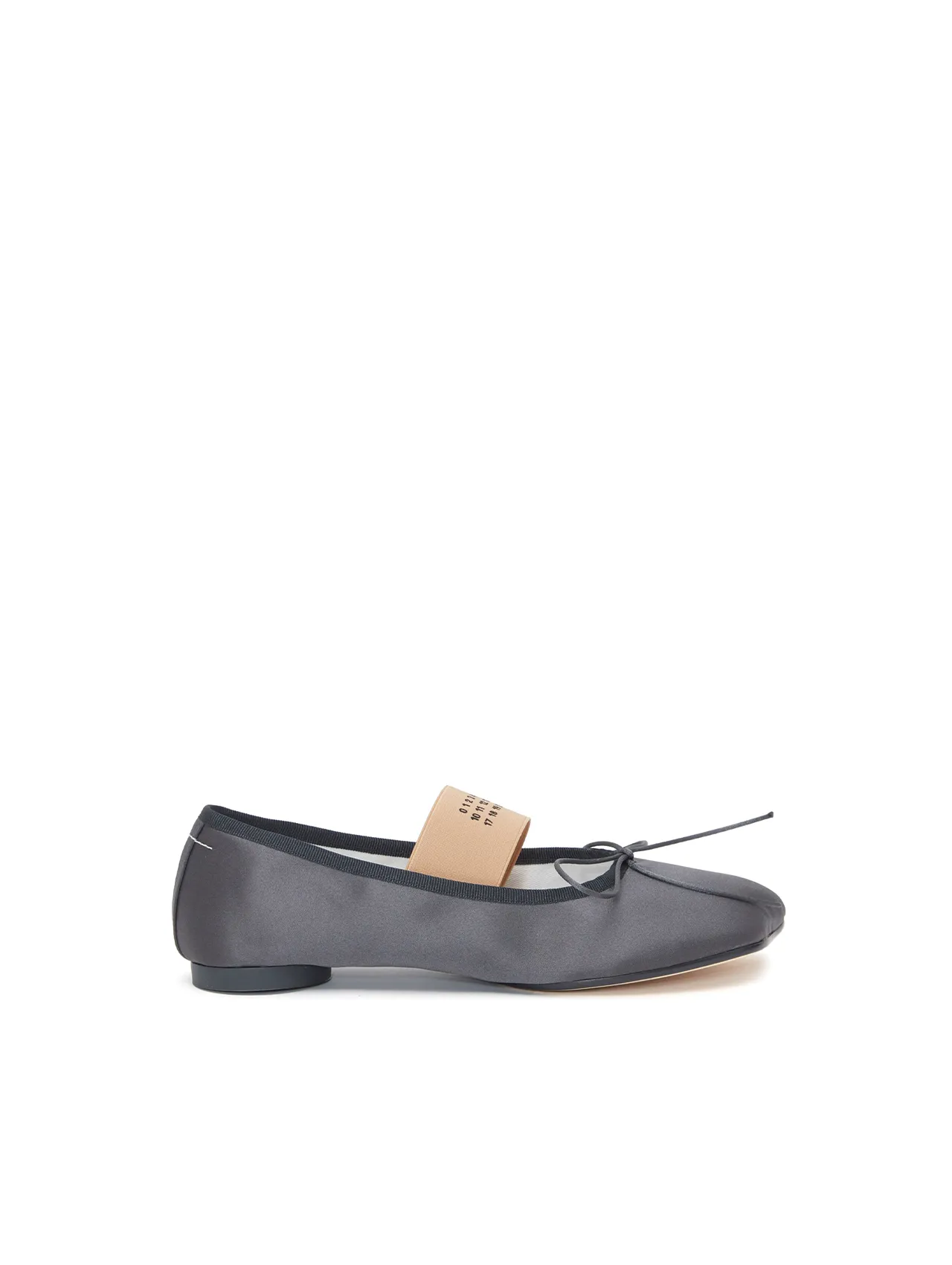 MM6 Grey Anatomic Ballet Flats
