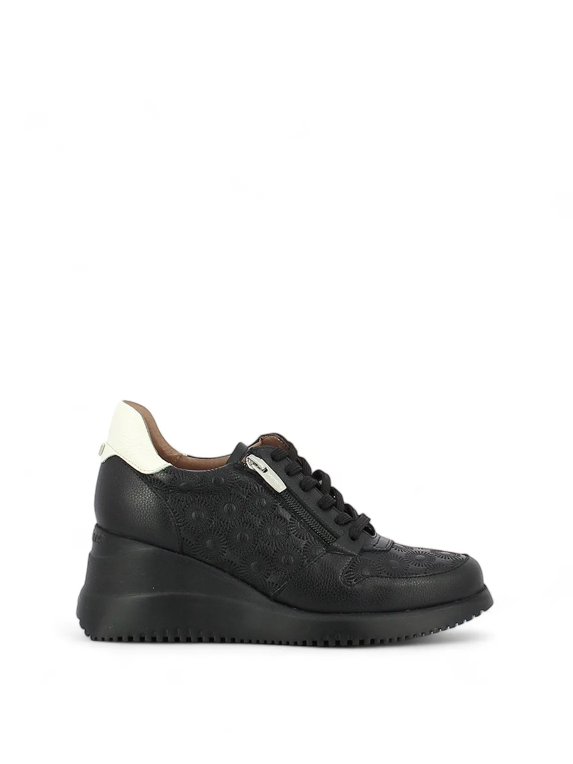 Moonfly Embossed Platform Sneakers