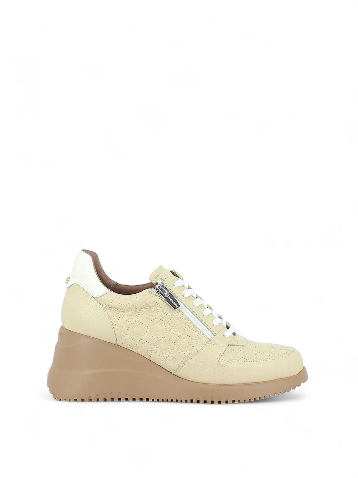 Moonfly Embossed Platform Sneakers