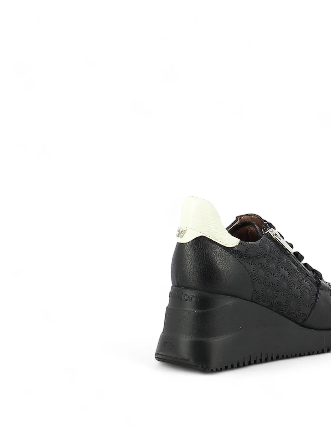 Moonfly Embossed Platform Sneakers