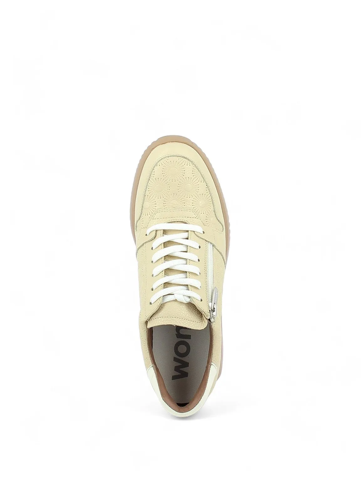 Moonfly Embossed Platform Sneakers