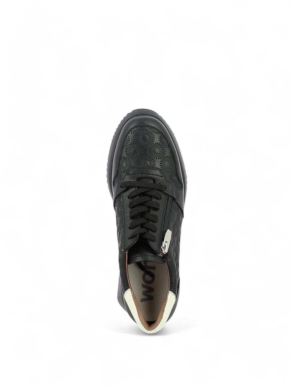 Moonfly Embossed Platform Sneakers