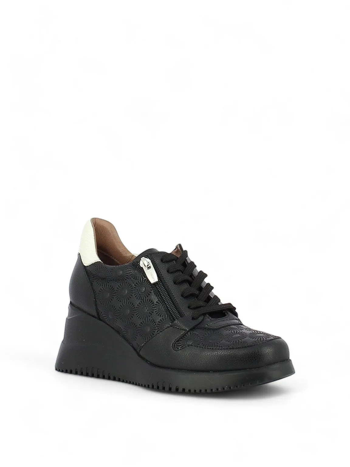 Moonfly Embossed Platform Sneakers