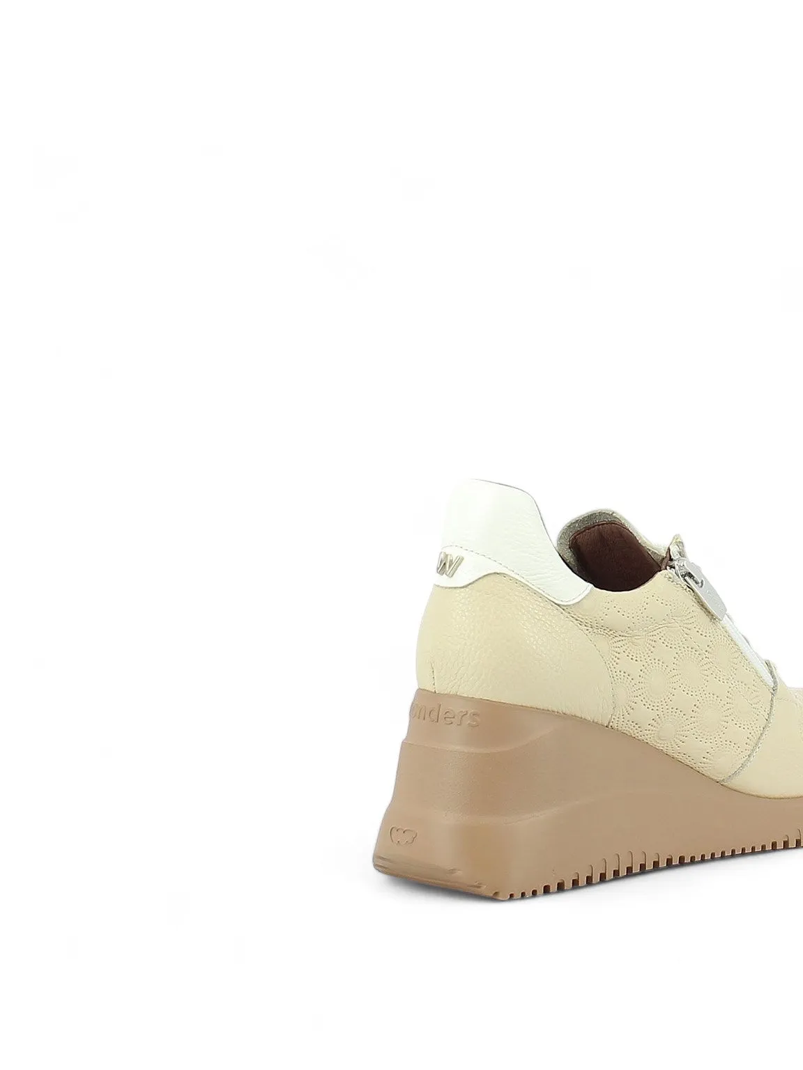 Moonfly Embossed Platform Sneakers
