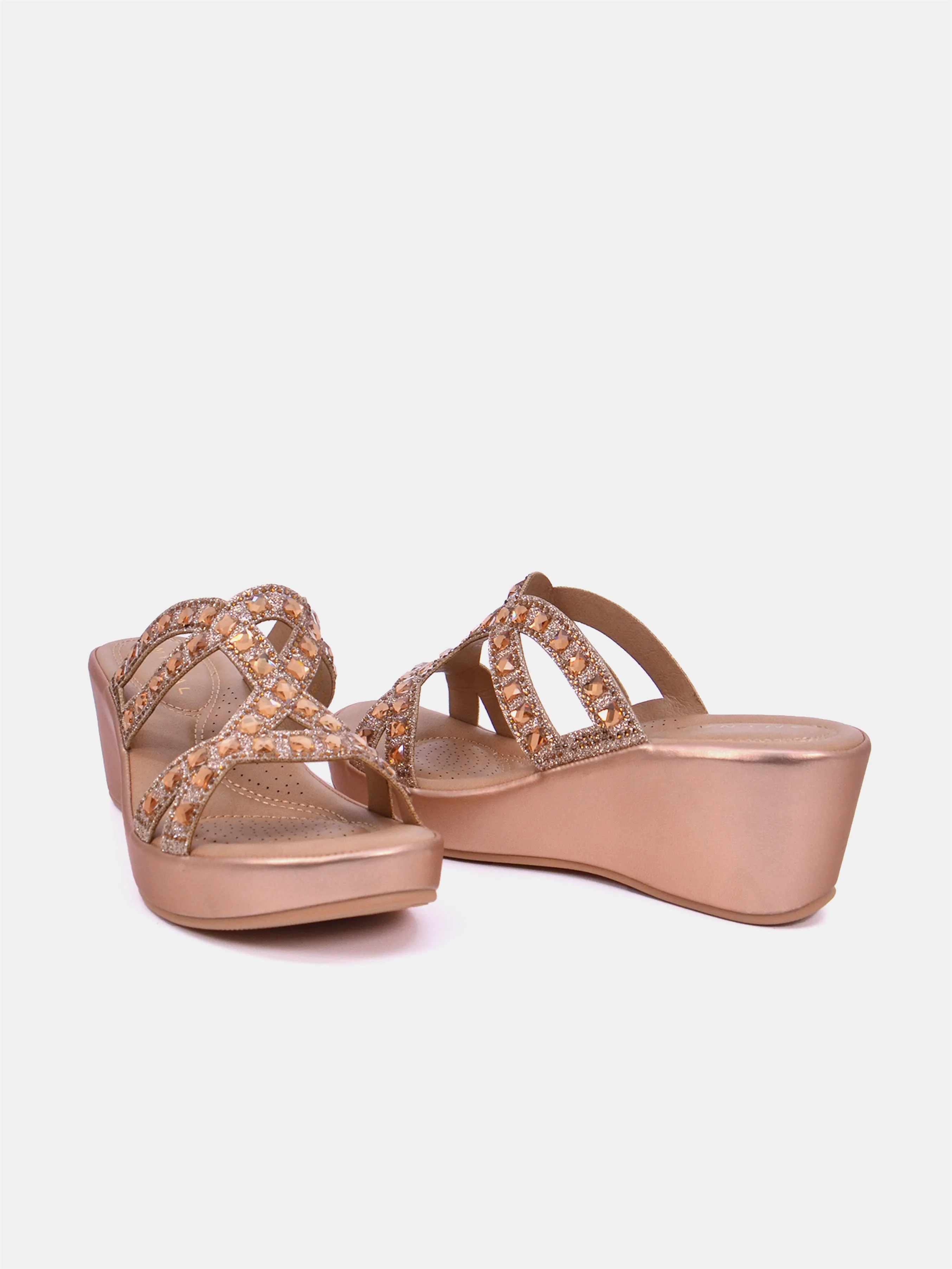 Mynaal Nahira Women's Wedge Sandals