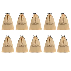 Non Woven Shoe Bag Pack Of  10 Beige Plain