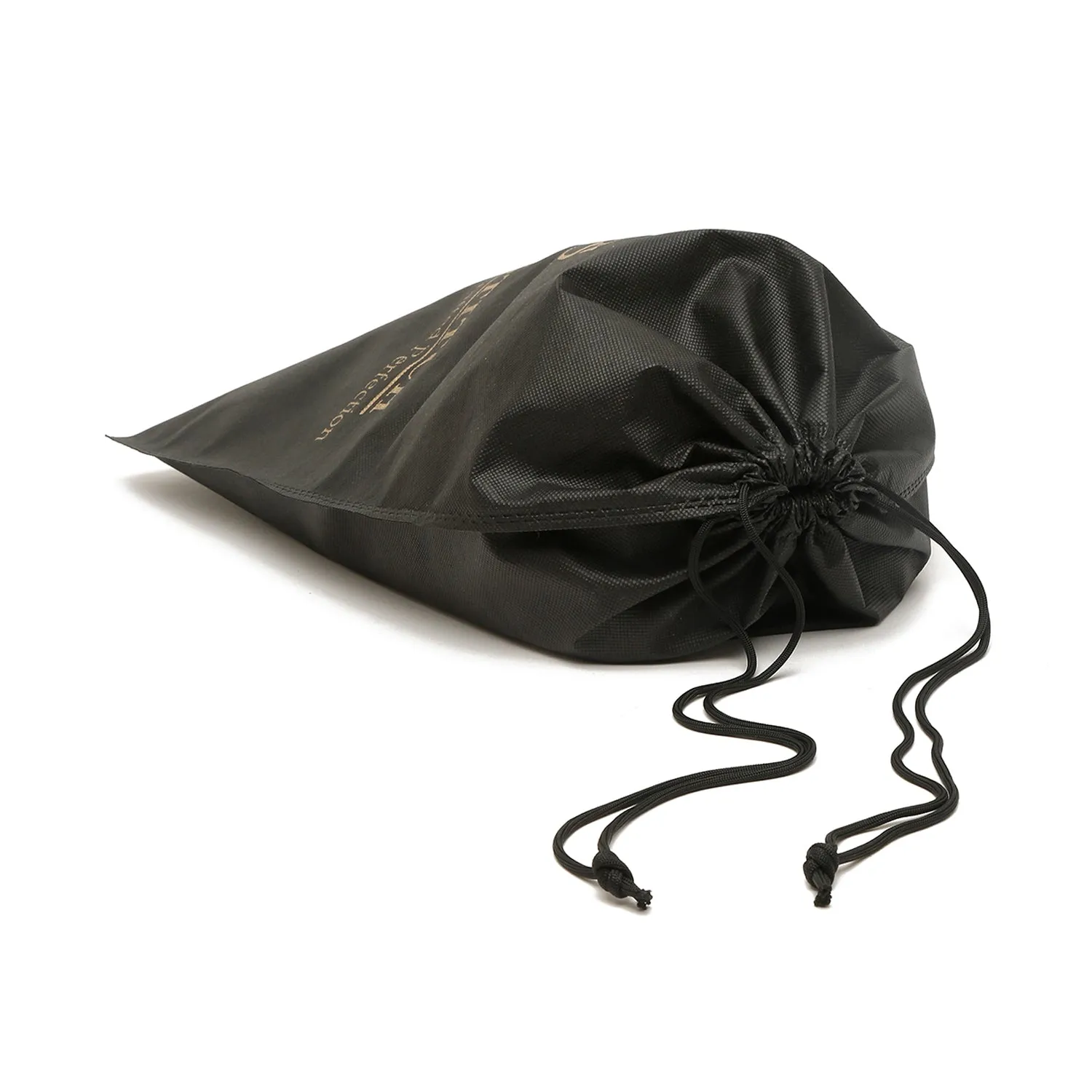 Non Woven Shoe Bag Pack Of  10 Black & Beige Plain