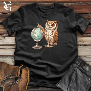 Owl Geographer Discovery Cotton Tee